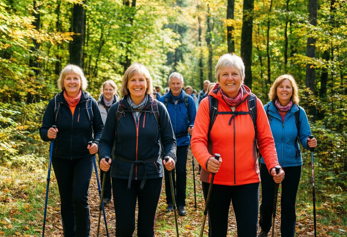 Nordic walking v prírode na Slovensku